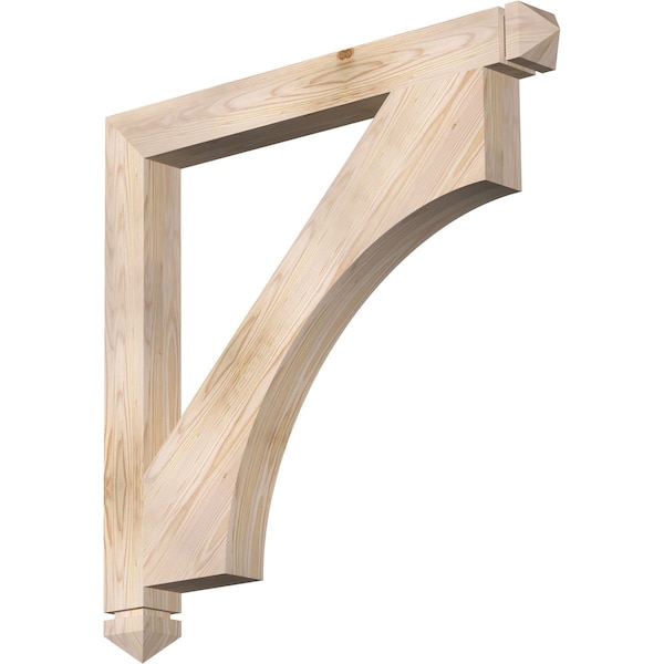 Ekena Millwork Westlake Arts & Crafts Smooth Bracket, Douglas Fir, 3 1/2"W x 36"D x 36"H BKT04X36X36WTL03SDF - main